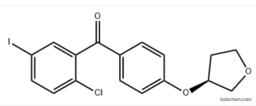 (2-Chloro-5-iodophenyl)[4-[[(3S)-tetrahydro-3-furanyl]oxy]phenyl]methanone In stock