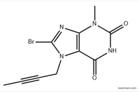 8-bromo-7-(but-2-ynyl)-3-methyl-1H-purine-2,6(3H,7H)-dione In stock