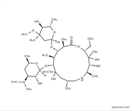 99% Raw Material Azathramycin CAS 76801-85-9