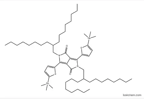 2,5-Dihydro-2,5-bis(2-octyldecyl)-3,6-bis[5-(trimethylstannyl)-2-thienyl]pyrrolo[3,4-c]pyrrole-1,4-dione In stock