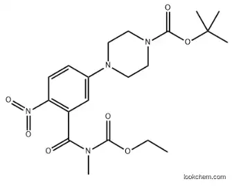 1-BOC-4-(3-(ETHOXYCARBONYLMETHYLCARBAMOYL)-4-NITROPHENYL)PIPERAZINE
