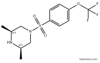 (3R,5S)-3,5-dimethyl-1-(4-(trifluoromethoxy)phenylsulfonyl)piperazine