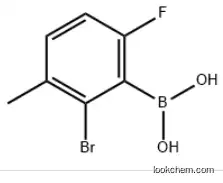 2-Bromo-6-fluoro-3-methylphenylboronic acid CAS：957121-09-4