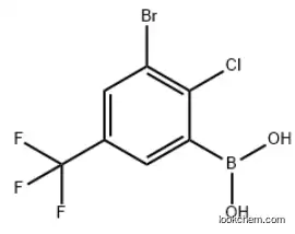 3-Bromo-2-chloro-5-(trifluoromethyl)phenylboronic acid