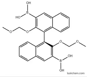 2,2'-Bis(methoxymethoxy)-1,1'-binaphthyl-3,3'-diyldiboronic acid