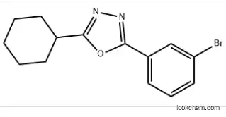 2-(3-Bromophenyl)-5-cyclohexyl-1,3,4-oxadiazole