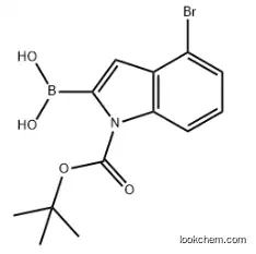 1-Boc-4-bromo-2-indoleboronic acid CAS：957034-29-6