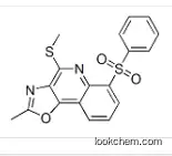 Oxazolo[4,5-c]quinoline,  2-methyl-4-(methylthio)-6-(phenylsulfonyl)-