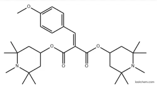 Propanedioic acid, (4-methoxyphenyl)methylene-, bis(1,2,2,6,6-pentamethyl-4-piperidinyl) ester