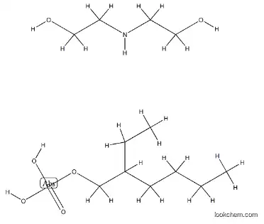Phosphoric acid, 2-ethylhexyl ester, compd. with 2,2'-iminobis[ethanol]