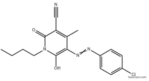 1-butyl-5-[(4-chlorophenyl)azo]-1,2-dihydro-6-hydroxy-4-methyl-2-oxonicotinonitrile