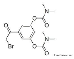 5-(bromoacetyl)-1,3-phenylene bis(dimethylcarbamate)