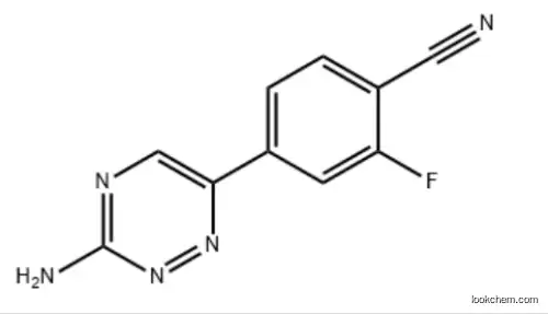 4-(3-AMINO-1,2,4-TRIAZIN-6-YL)-2-FLUOROBENZONITRILE