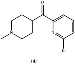 (6-bromopyridin-2-yl)(1-methylpiperidin-4-yl)methanone hydrobromide