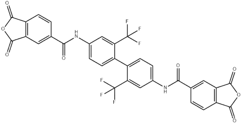 N,N’-(2,2’-bis(trifluoromethyl)-[1,1’-biphenyl]-4,4’-diyl)bis(1,3dioxo-1,3dihydroisobenzofuran-5-carboxamide)