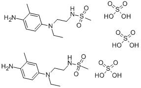 CAS 24567-76-8  N4-Ethyl-N4-(2-methanesulfonamidoethyl)-2-methyl-1,4-phenylenediamine sesquisulfate monohydrate