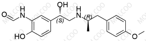 N-[2-Hydroxy-5-[1-hydroxy-2-[1-(4-methoxyphenyl)propan-2-ylamino]ethyl]phenyl]formamide