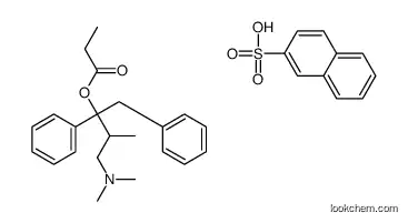N,N,2-trimethyl-3,4-diphenyl-3-(propanoyloxy)butan-1-aminium naphthalene-2-sulfonate