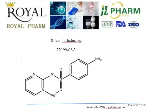 Silver sulfadiazine EP GMP  purity100.4% 1kg/bag comply with USP43 Dermazin