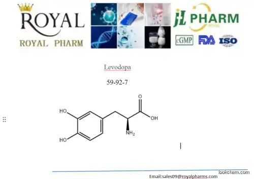 Levodopa CAS 59-92-7 purity99.7% comply with USP39