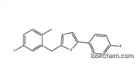 2-(4-Fluorophenyl)-5-[(5-iodo-2-methylphenyl)methyl]thiophene 898566-17-1