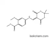 4-[(2,2-Dimethyl-4,6-dioxo-[1,3]dioxan-5-ylidenemethyl)-amino]-2-methoxy-benzoic acid methyl ester 205448-64-2