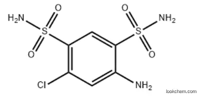 4-Amino-6-chlorobenzene-1,3-disulfonamide ：121-30-2