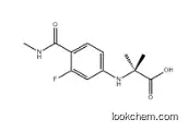 N-[3-Fluoro-4-[(methylamino)carbonyl]phenyl]-2-methylalanine 1289942-66-0