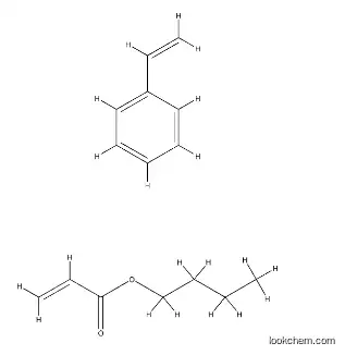 2-Propenoic acid, butyl ester, polymer with ethenylbenzene CAS：25767-47-9