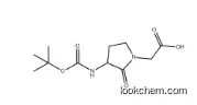 2-(3-(TERT-BUTOXYCARBONYLAMINO)-2-OXOPYRROLIDIN-1-YL)ACETICACID  116339-45-8