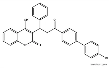 3-[3-(4'-bromo[1,1'-biphenyl]-4-yl)-3-oxo-1-phenylpropyl]-4-hydroxy-2-benzopyrone CAS：28614-07-5