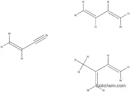 2-Propenoic acid, 2-methyl-, methyl ester, polymer with 1,3-butadiene, ethenylbenzene and 2-propenenitrile