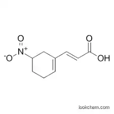 2-Propenoic acid, 3-(5-nitro-1-cyclohexen-1-yl)-, (2E)-