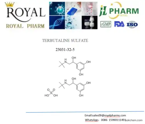 High Quality 99.6% Purity Terbutalin Sulphate GMP