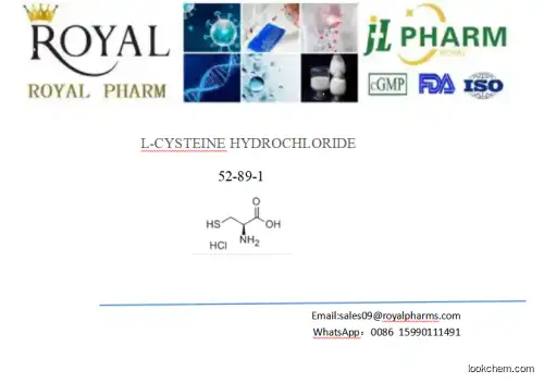 GMP DMF FDA 99%+  L-CYSTEINE HYDROCHLORIDE