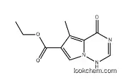 Pyrrolo[2,1-f][1,2,4]triazine-6-carboxylic acid, 1,4-dihydro-5-methyl-4-oxo-, ethyl ester 427878-70-4