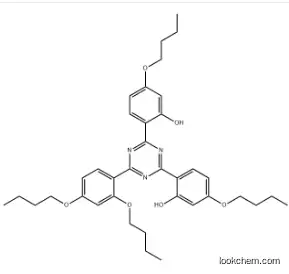 2,4-Bis[2-hydroxy-4-butoxyphenyl]-6-(2,4-dibutoxyphenyl)-1,3,5-triazin CAS：208343-47-9