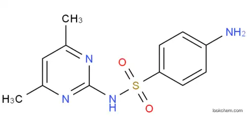 Sulfamethazine CAS 57-68-1 for Antiphlogosis