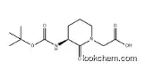 (S)-2-(3-(TERT-BUTOXYCARBONYLAMINO)-2-OXOPIPERIDIN-1-YL)ACETICACID 74411-97-5