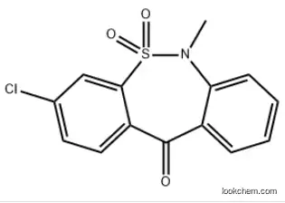 3-Chloro-6-methyl-dibenzo[c,f][1,2]thiazepin-11(6H)-one 5,5-dioxide CAS：26638-53-9