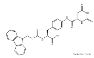 N-[(9H-Fluoren-9-ylMethoxy)carbonyl]-4-[[[(4S)-hexahydro-2,6-dioxo-4-pyriMidinyl]carbonyl]aMino]-L-phenylalanine CAS 1253282-31-3