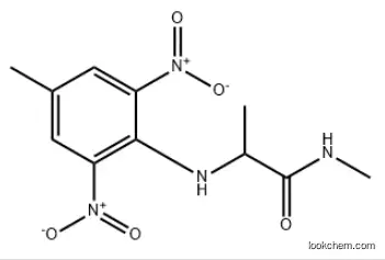 2-(4-methyl-2,6-dinitroanilino)-N-methylpropionamide CAS：25272-41-7