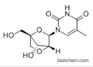 1-[2,5-Anhydro-4-C-(hydroxymethyl)-alpha-L-lyxofuranosyl]-5-methyl-2,4(1H,3H)-pyrimidinedione CAS：206055-67-6