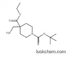 1,4-Piperidinedicarboxylic acid, 4-(aminomethyl)-, 1-(1,1-dimethylethyl) 4-ethyl ester 1016258-69-7