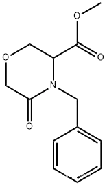 5-Oxo-4-(phenylmethyl)-3-morpholinecarboxylic acid methyl ester