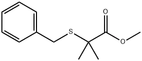 Propanoic acid, 2-methyl-2-[(phenylmethyl)thio]-, methyl ester