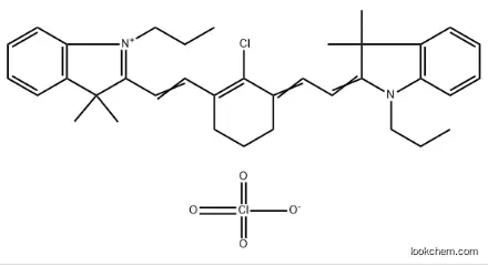 3H-Indolium, 2-[2-[2-chloro-3-[2-(1,3-dihydro-3,3-dimethyl-1-propyl-2H-indol-2-ylidene)ethylidene]-1-cyclohexen-1-yl]ethenyl]-3,3-dimethyl-1-propyl-, perchlorate (1:1) CAS：207399-08-4