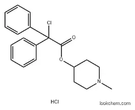 Chloro-diphenyl-acetic acid 1-Methyl-piperidin-4-yl ester 54556-99-9