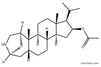 2,5-Epoxycyclopenta[5,6]naphth[1,2-d]azepin-9-ol, octadecahydro-5a,7a-dimethyl-8-(1-methylethyl)-, acetate (ester), (2S,5R,5aS,5bS,7aS,8R,9S,10aS,10bS,12aR)- (9CI) CAS：24206-15-3