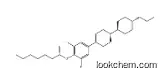 185207-90-3  [4(S)-[trans(trans)]]-1,3-Difluoro-2-[(1-methylheptyl)oxy]-5-(4'-propyl[1,1'-bicyclohexyl]-4-yl)benzene
